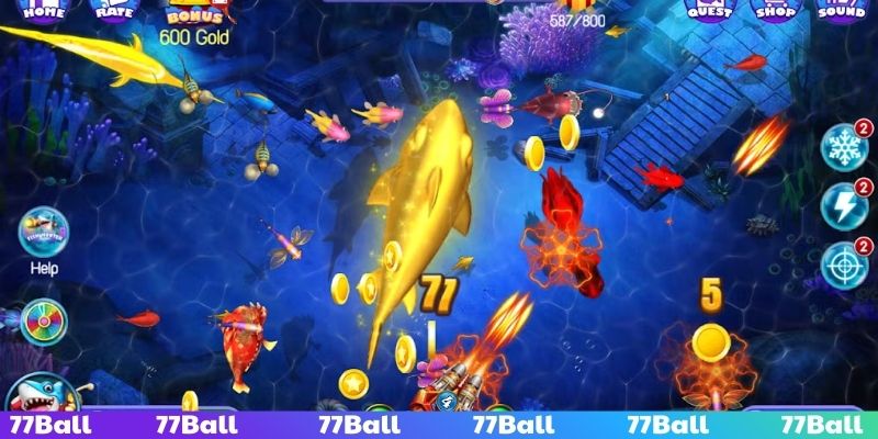 Không thể gian lận khi chơi Bắn Cá H5 tại 77BALL