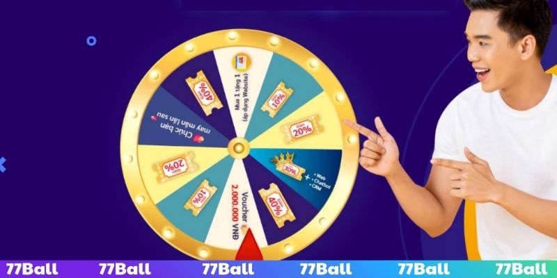 Vòng quay may mắn khích lệ tinh thần người chơi